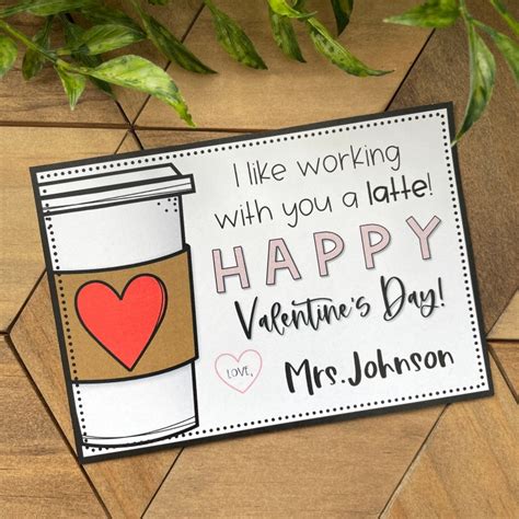 Printable Valentines For Coworkers Learning With Mallory