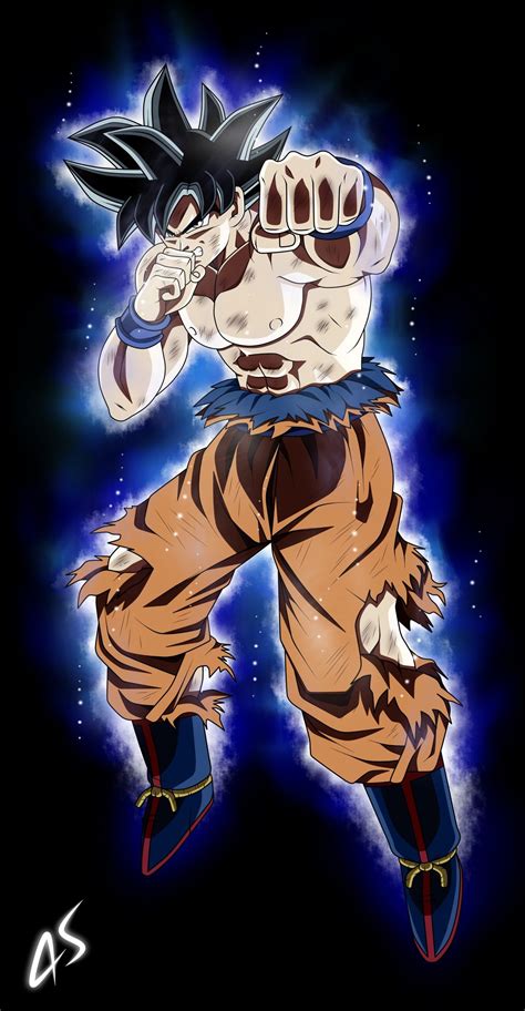 Goku Ultra Instinct Credits Xxcholo Xx On Deviantart Original Line Art By Aashan On