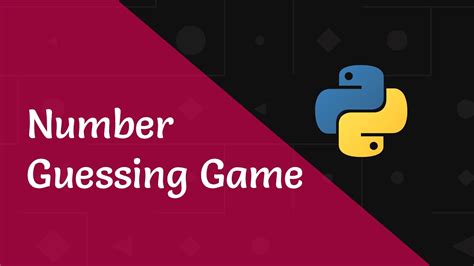Number Guessing Game Using Python Youtube