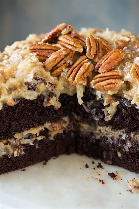 Once the water is all mixed in, beat on high for about 1 minute. German Chocolate Cake | Fudge recipes, Walnut fudge, Raw ...