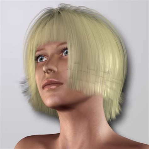 Qraffx 3d Poser Hair Props And Freebies V4 Poser Hair For This Week