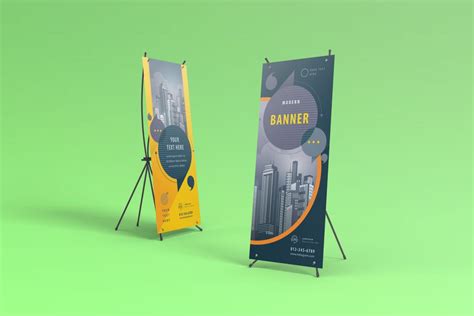 X Banner Stands, Indoor & Outdoor Stands - Helixgram Design