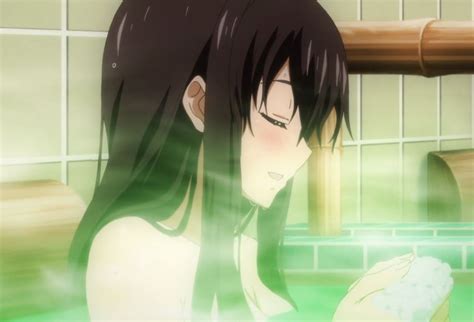 can i get into a hot spring while wearing a bath towel in japan learn japanese with anime