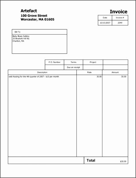 Fill in blank invoice pdf; 9 Contractor Invoice Template In Editable form - SampleTemplatess - SampleTemplatess
