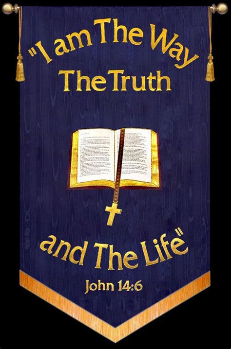 I Am The Way The Truth And The Life John 146 Bible Banner The
