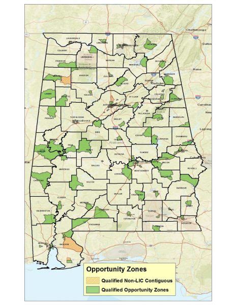 Alabamas Opportunity Zones Approved By Us Treasury Department Irs