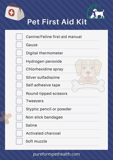 Diy Pet First Aid Kit Do You Have What You Need Pureform Pet