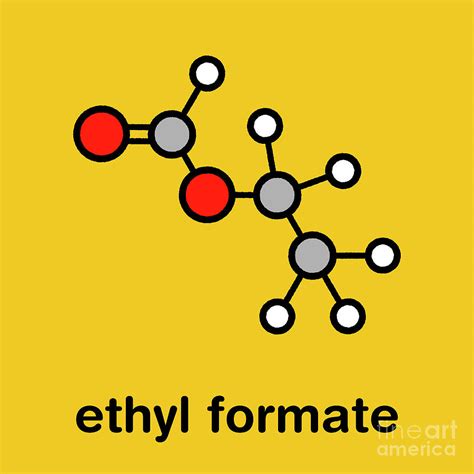 Ethyl Formate Molecule Photograph By Molekuulscience Photo Library