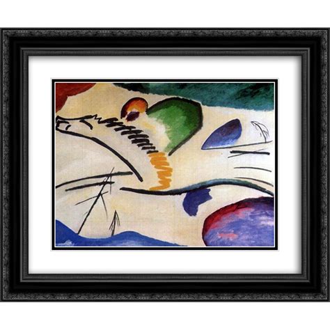 Wassily Kandinsky 2x Matted 24x20 Black Ornate Framed Art Print