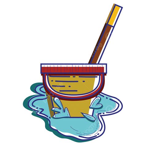 Aesthetic Hand Painted Bucket Png Element Png Element Hand Painted