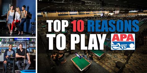 Top Reasons To Play In An Apa Pool League American Poolplayers