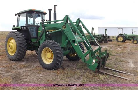 1988 John Deere 4450 Mfwd Tractor No Reserve Auction On Wednesday