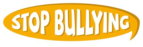 No Bullying Speech Bubble 1195549 PNG