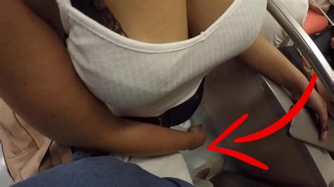 Unknown Blonde Milf With Big Tits Started Touching My Dick In Subway