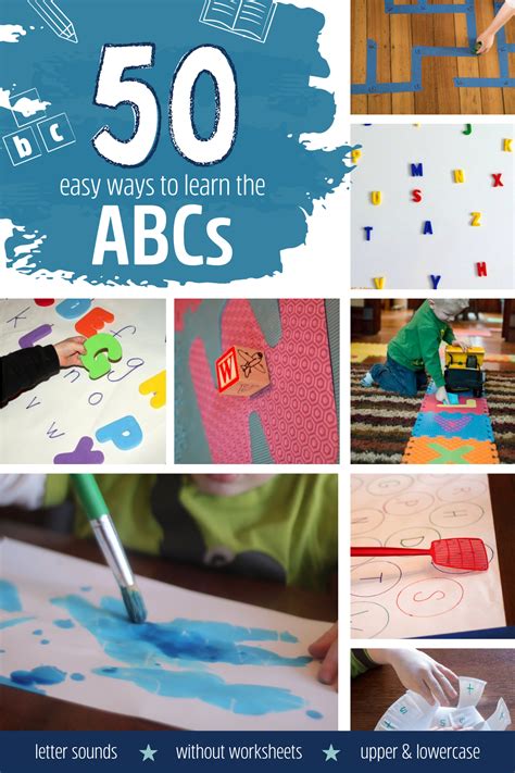 50 Simple Alphabet Activities For Preschoolers Hands On As We Grow®