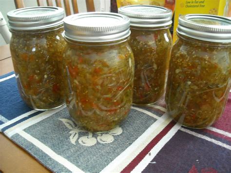 A Crafty Cook Home Canned Sweet Pickle Relish