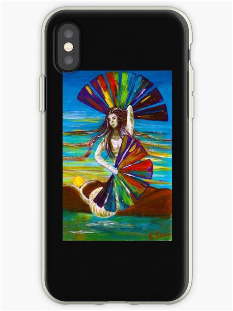 Rainbow Goddess Iphone Cases And Covers By Elisabeth Dubois Redbubble