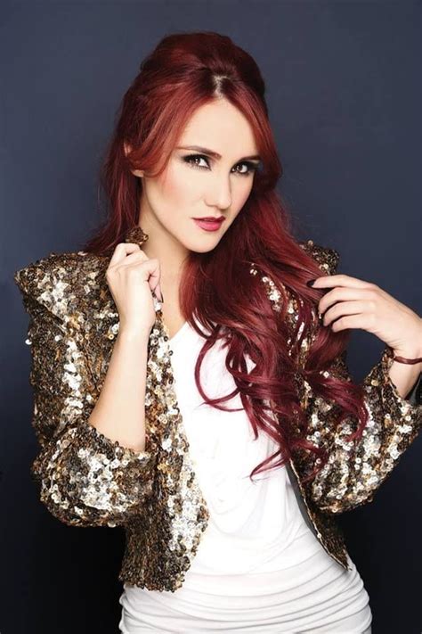 Dulce Maria Divas Red Hair Freckles Bright Red Hair Mexican Actress
