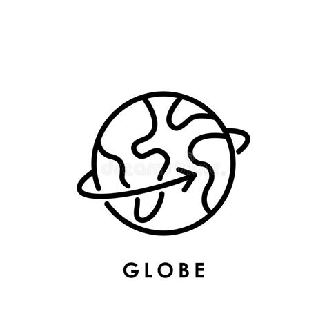 World Globe Icon Isolated On White Background Globe Icon Globe Icon