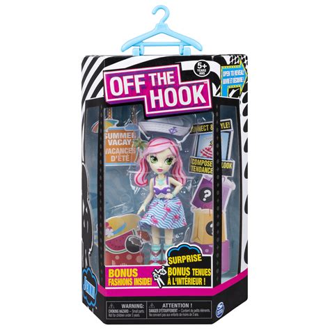 Off The Hook Style Doll Jenni Summer Vacay 4 Inch Small Doll With