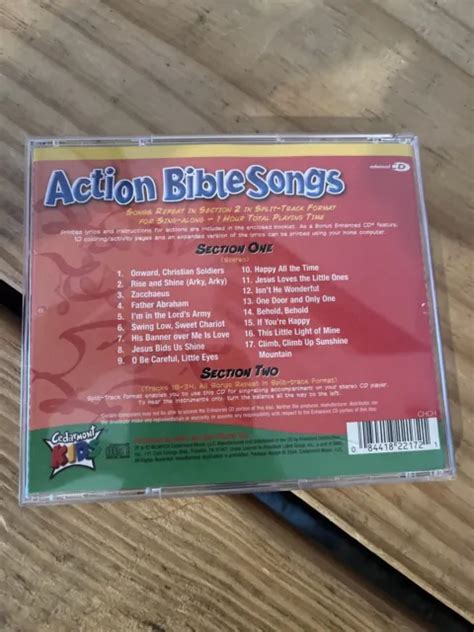 Action Bible Songs Music Cd Cedarmont Kids Classics 299 Picclick