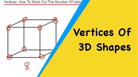 Vertices How To Count The Number Of Vertices Or Corners On A 3d Shape