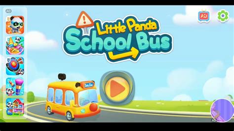 Baby Panda School Bus Baby Bus Game Video School Bus Gameplay