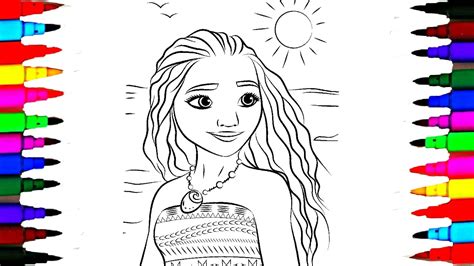 Even beginners and kids should be able to do this one. Moana Drawing at GetDrawings | Free download