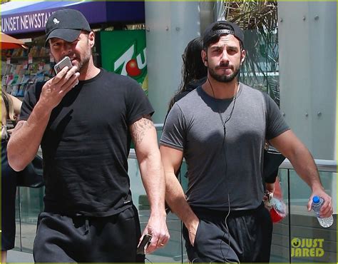 Ricky Martin Husband Jwan Yosef Flaunt Their Muscles At The Gym