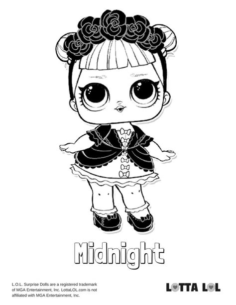 Midnight Coloring Page Lotta Lol Cute Coloring Pages Cool Coloring My