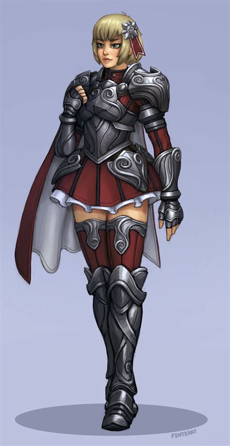 Artstation Armor Girl Diego Fonteriz Female Armor Fantasy Armor