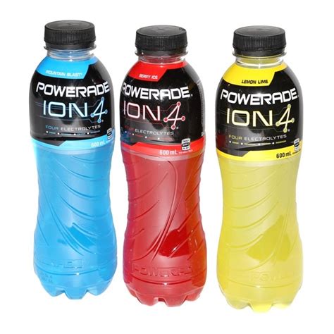 38 X Powerade Mixed Flavoured Energy Drink 600ml 234727 154 Auction