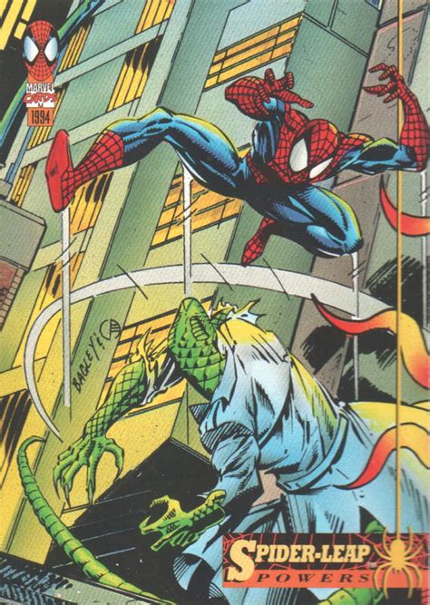 1994 Amazing Spider Man Trading Cards 8 Spider Leap Ebay