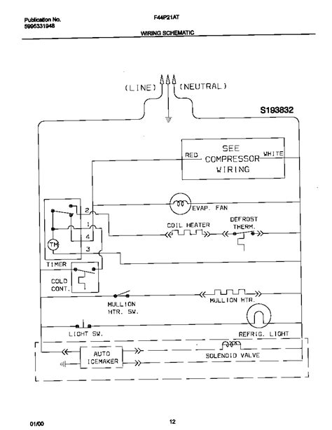 • be careful not to pinch the water tubing and wire harness on the door. 27 Frigidaire Refrigerator Wiring Diagram - Wiring Diagram List