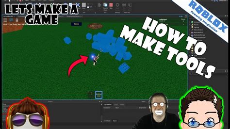 Roblox Lets Make A Game How To Build A Tool With