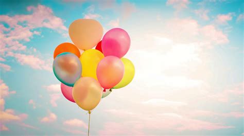 Colorful Balloons In The Sky Wallpapers Wallpaper Cave