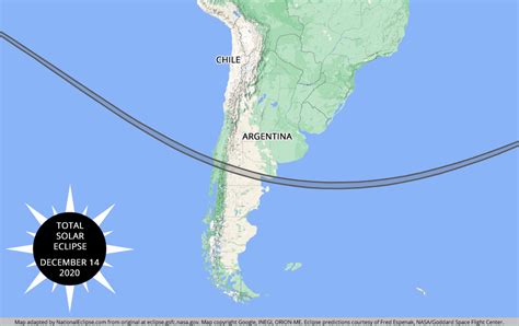 2020 Eclipse Map