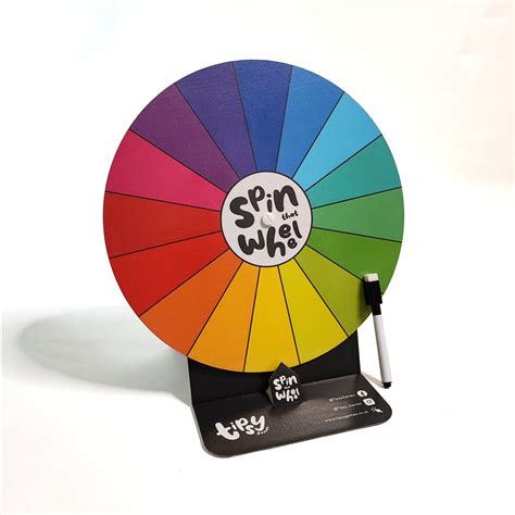 Dry-wipe Rainbow Spinning Wheel Game - Etsy Australia