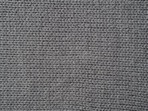 Gray Knitted Textured Background Knit With Facial Loops Hand Knitting