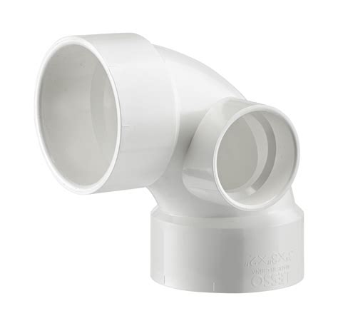 Pvc Dwv 90° Elbow W Side Inlet All Hub High Quality Low Prices