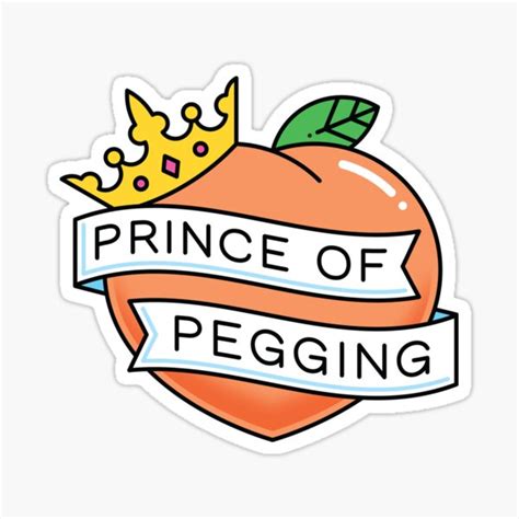 Prince Of Pegging Sticker For Sale By Penandkink Redbubble