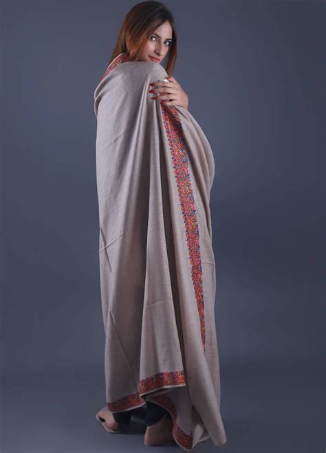 Sanaulla Exclusive Range Textured Pashmina Shawl 43 Formal Collection