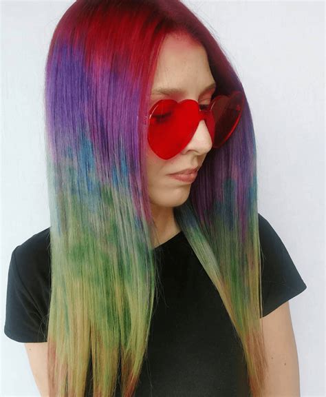 Tie Dye Hair Instagrams Latest Hair Color Craze