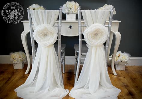 Simply elegant chair covers provide rental covers at $1.49. Vintage Glam White Chiffon Chair Covers for Reception…DIY ...