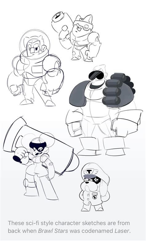 concept art of brawl stars character that didn t make the cut brawlstars