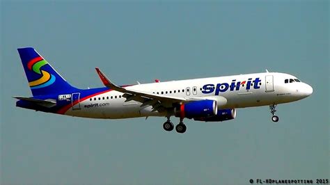 Spirit Airlines Airbus A320 Sharklets F Wwie Takeoff