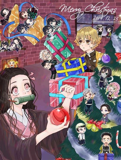 Merry Christmas 🎄🎁 Demon Slayer Kimetsu No Yaiba Amino