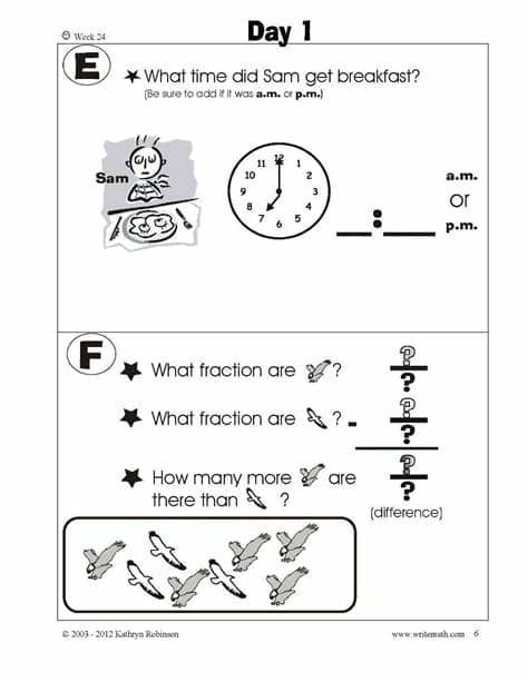 First Grade Math Worksheets | Common Core Math