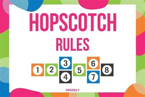 Hopscotch Rules How To Play Hopscotch Hopscotch Childhood Games