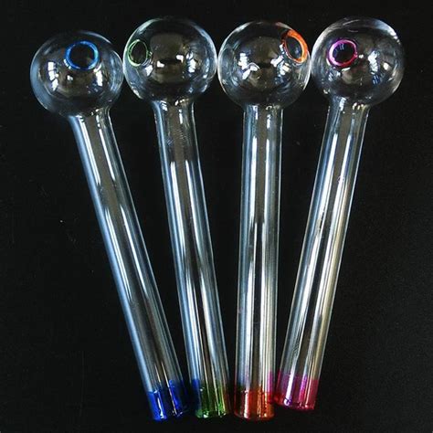 Neon Gradient Pyrex Glass Oil Burner Pipe Mini Smoking Meth Pipes 4 Inch Wish
